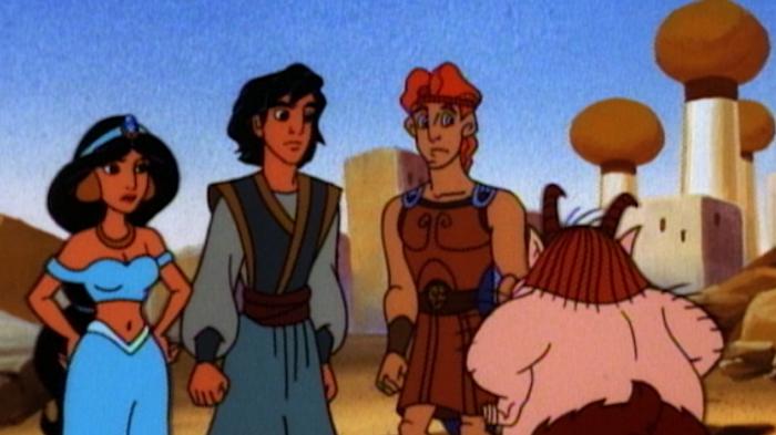 disney hercule and Aladdin crossover hercule arabian night 