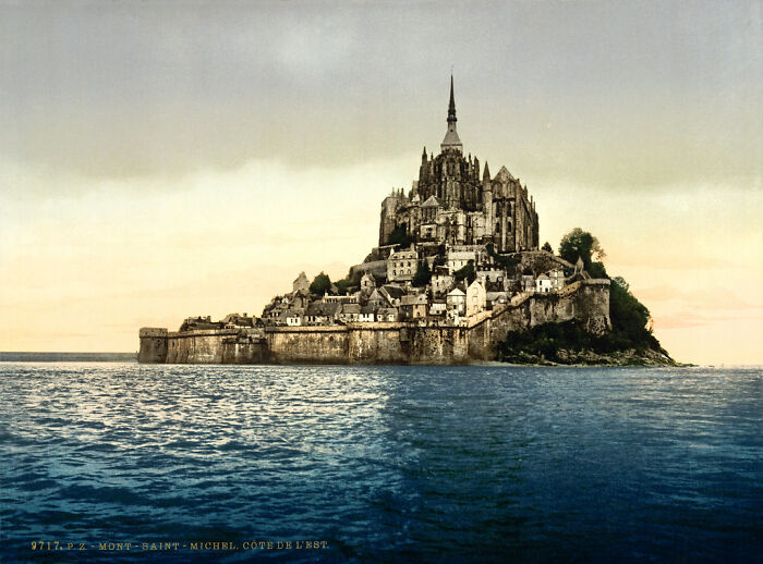 Mont-Saint-Michel, Normandie, France, vers 1895