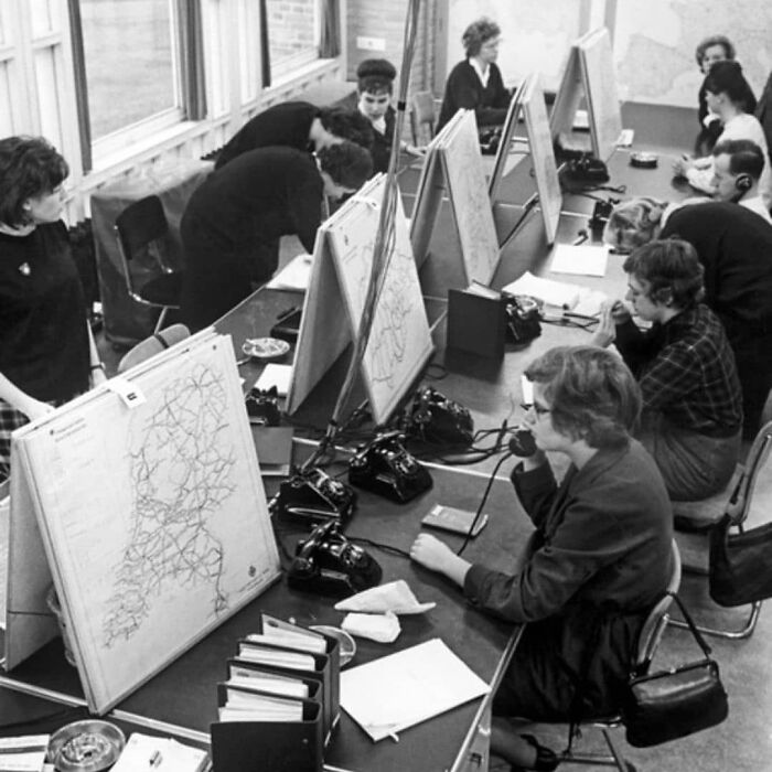 Une hotline de navigation aux Pays-Bas, en 1963