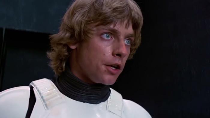 Luke Skywalker sauve Leia