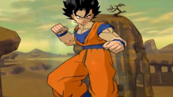 DBZ Budokai 3 Goku and Ultimate Gohan Potara Fusion 