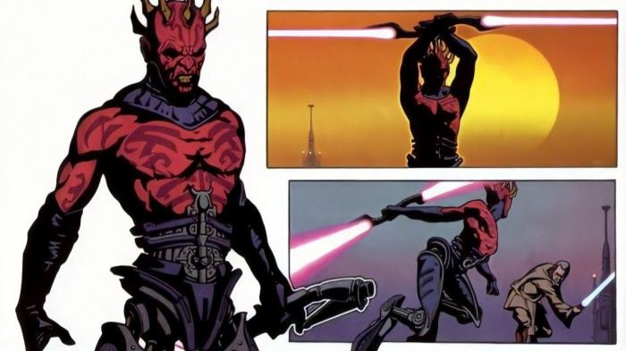 star wars Old Wounds  darth maul mechanic cyborg robot  droid leg