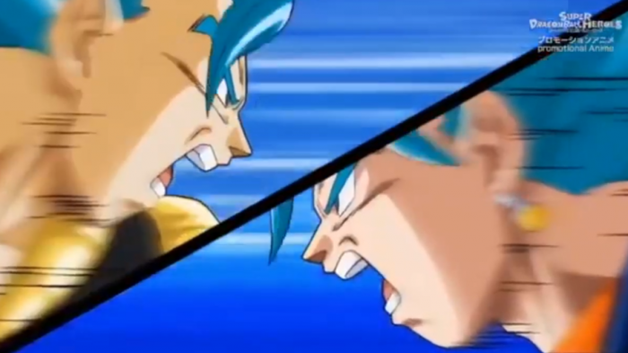 super dragon ball heroes gogeta vs vegito