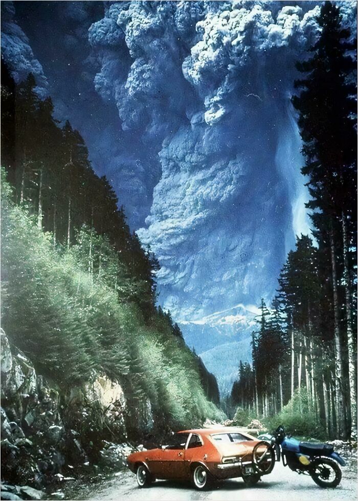 Eruption du mont Saint Helens en 1980