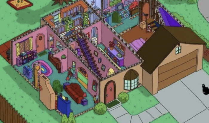 les simpson maison