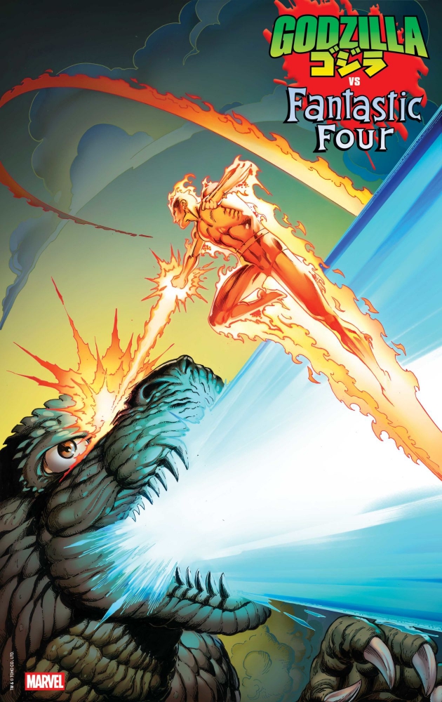 Couverture variante Godzilla vs Les 4 fantastiques #3