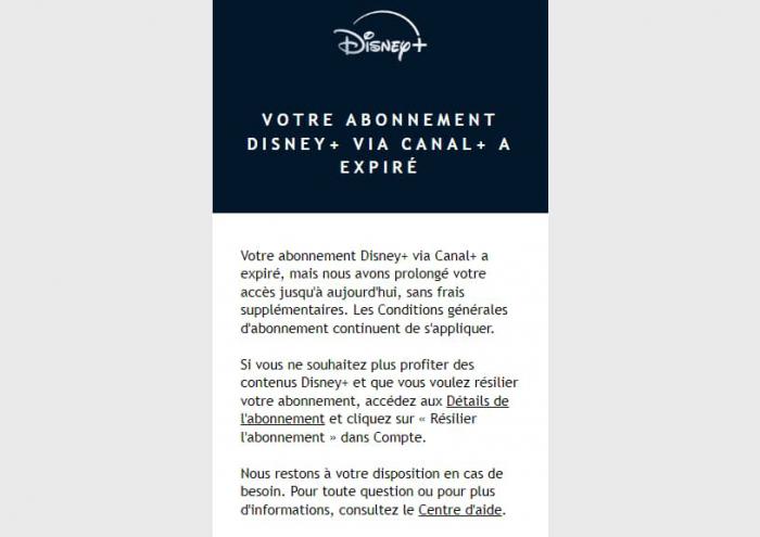 Mail Disney Plus 