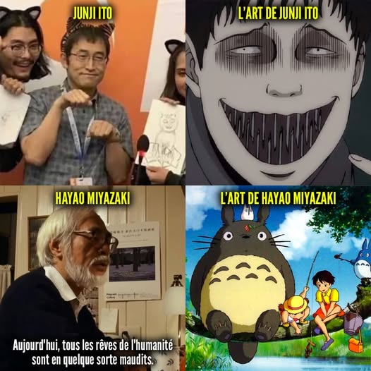 Junji Ito et Hayao Miyazaki