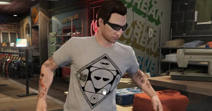 T-shirt personnage GTA 