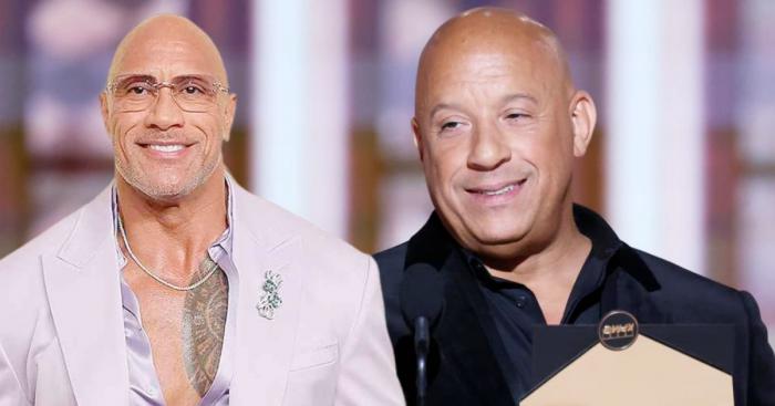 Vin Diesel et Dwayne Johnson nous ont offert une séquence malaisante lors des Golden Globes 2025