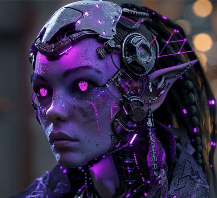 visuel Warcraft version Cyberpunk