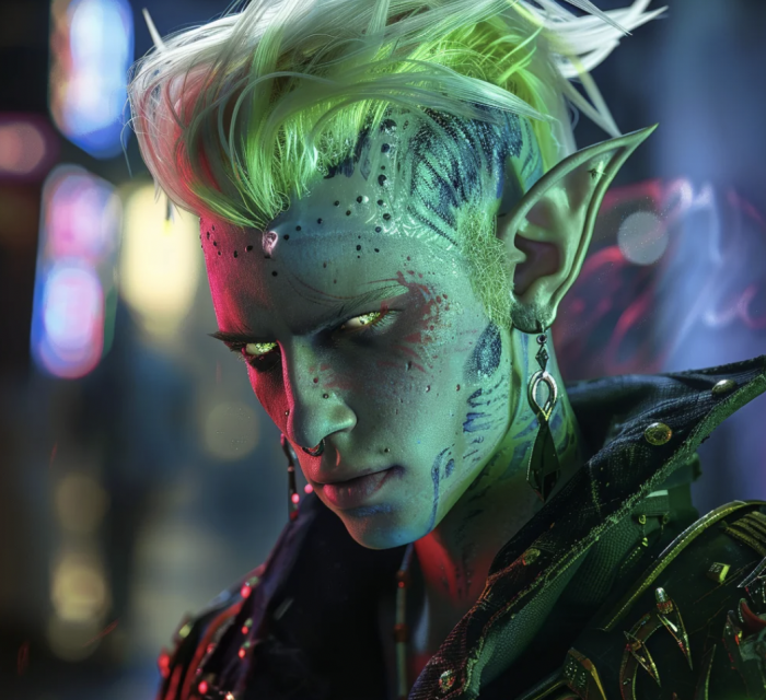 visuel Warcraft version Cyberpunk