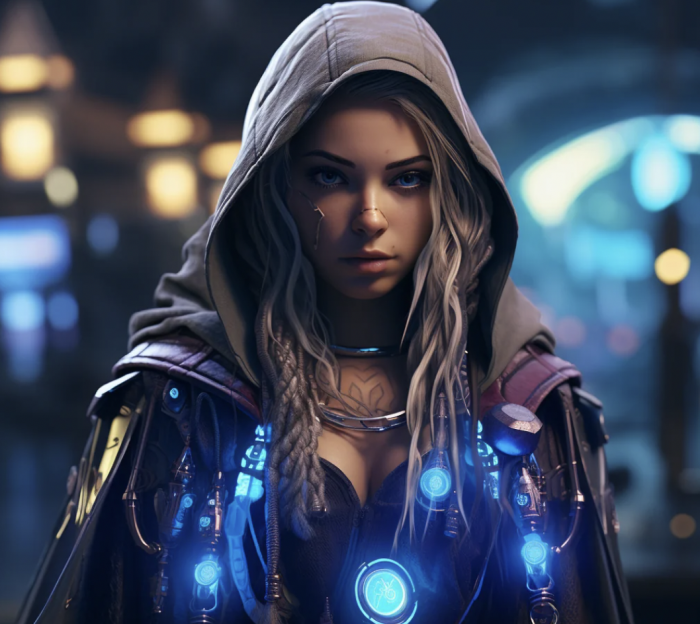 visuel Warcraft version Cyberpunk