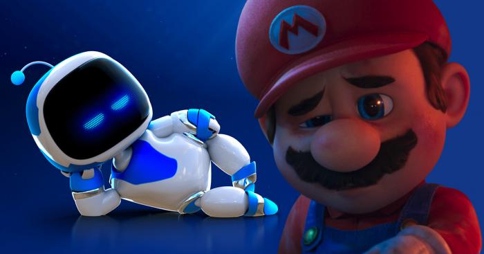 Astro Bot et Mario