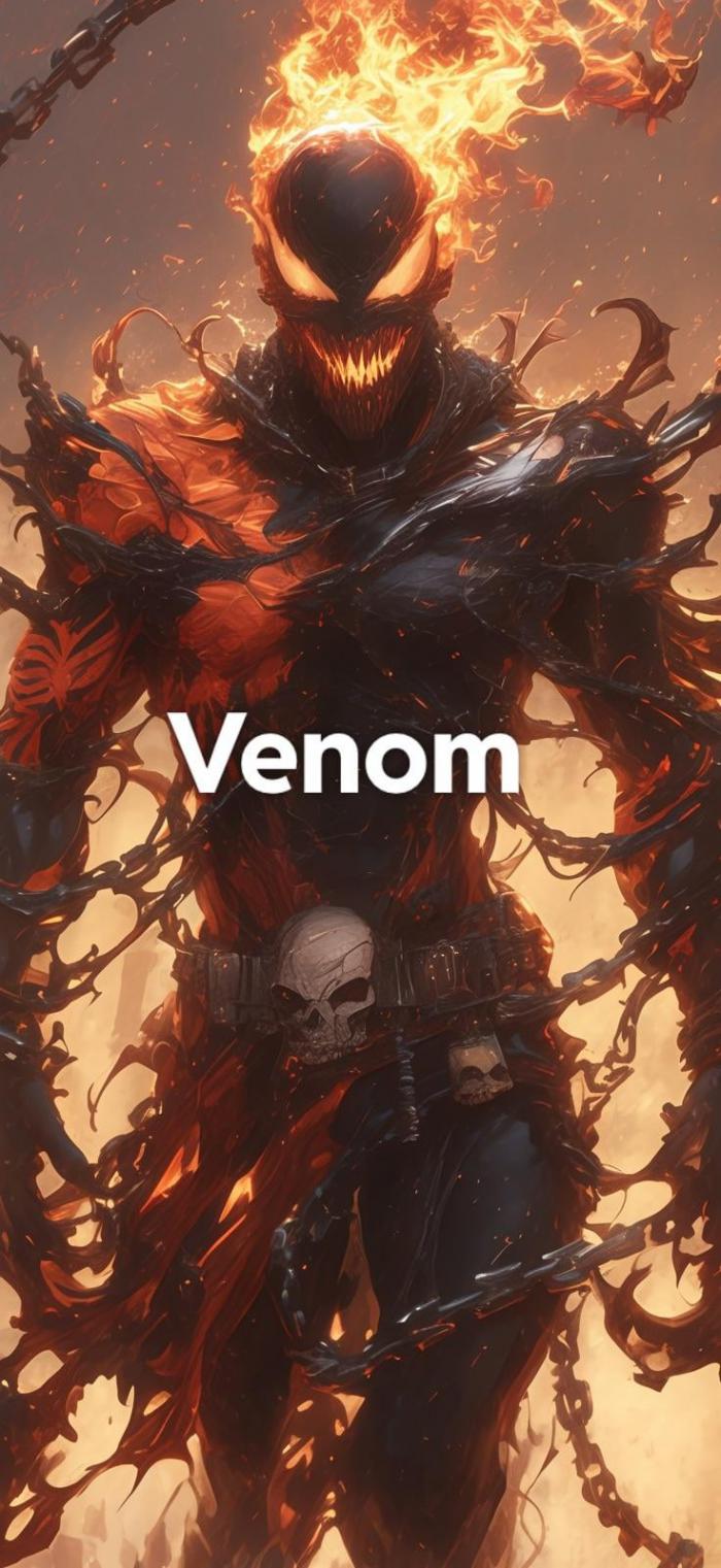 Une fusion de Ghost Rider avec Venom