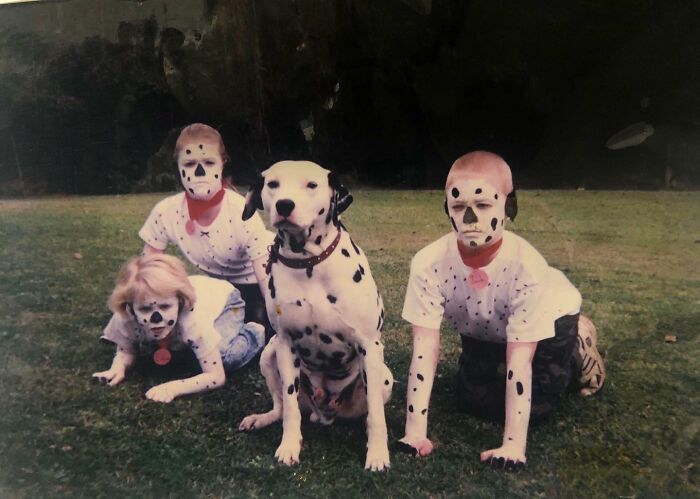 La famille Dalmatien