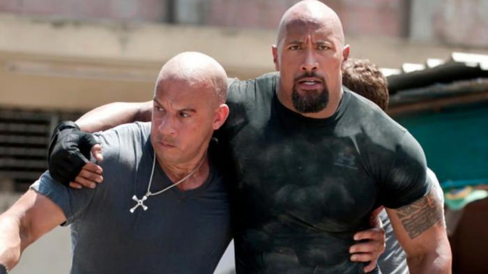 Vin Diesel et Dwayne Johnson – Fast and Furious