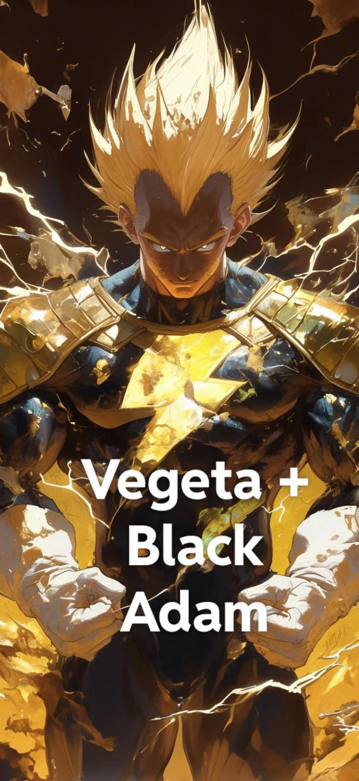 Vegeta avec Black Adam