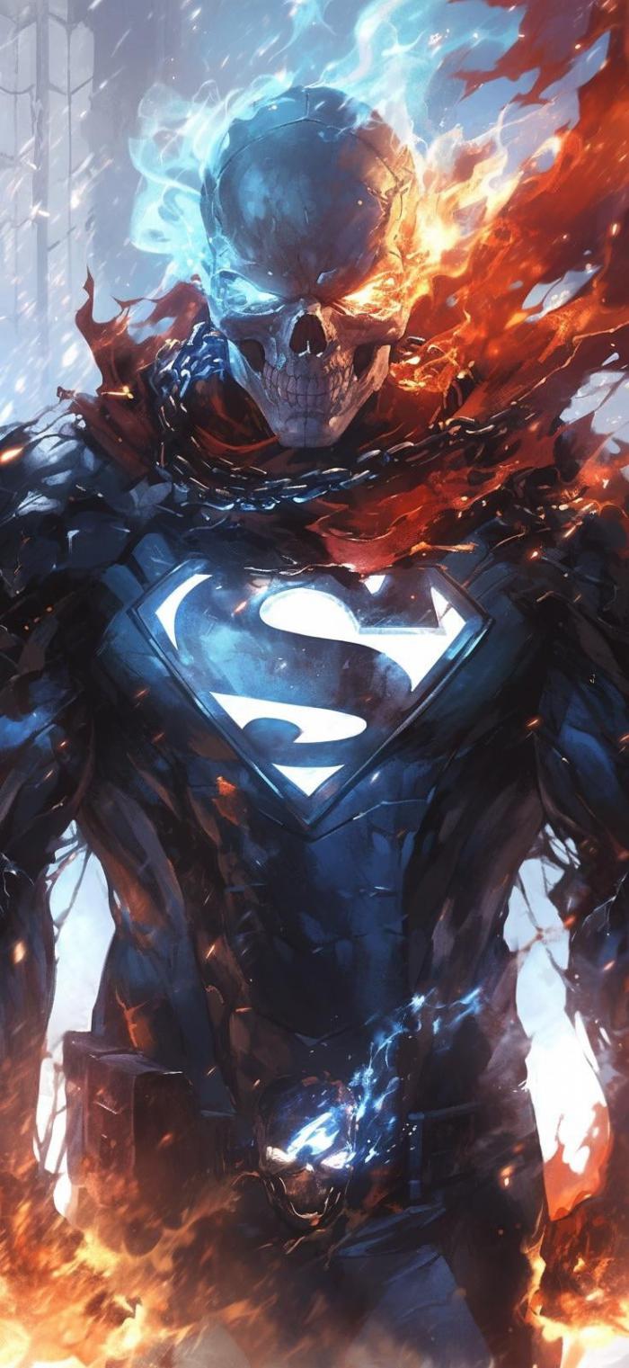 Une fusion de Ghost Rider avec Superman