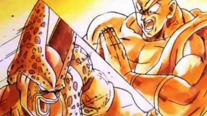 dragon ball Tien vs Cell: Second Form Semi-Perfect Cell