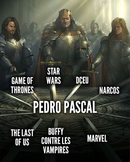 Pedro Pascal et la Table ronde