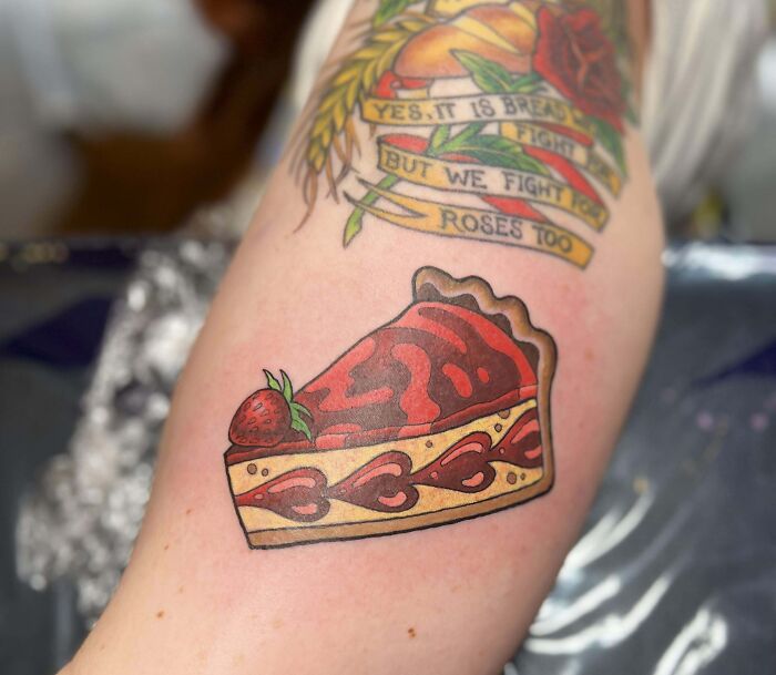tatouage de fraisier