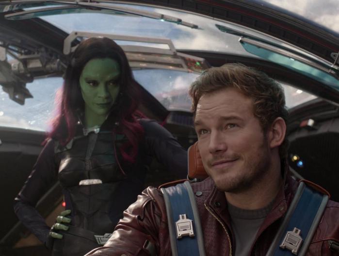 Gamora et Star Lord