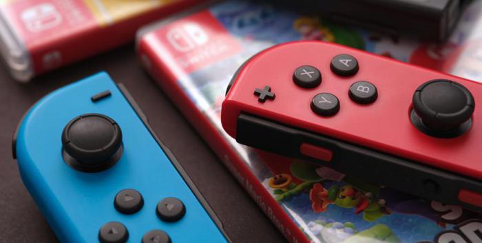 joy-con switch sur jeux Nintendo