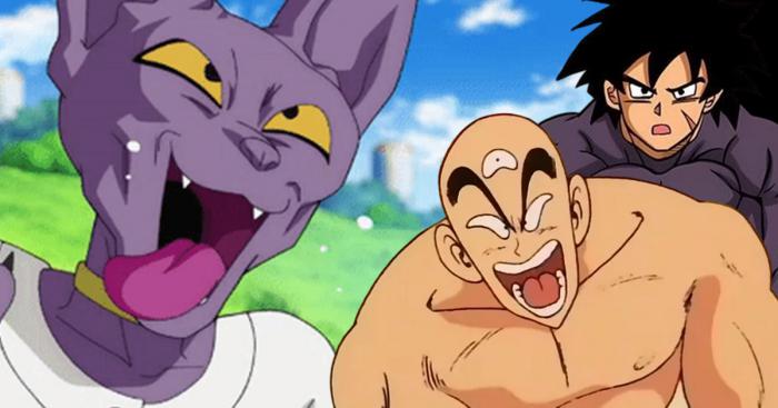 Beerus, Ten Shin Han et Broly