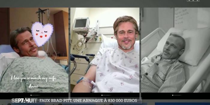 Photos du faux Brad Pitt dans le reportage de 7 à 8 