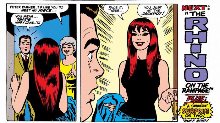 Mary Jane dans les comics