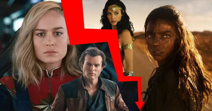 Captain Marvel, Han Solo, Wonder Woman et Furiosa