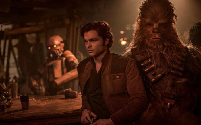 han solo et chewbacca