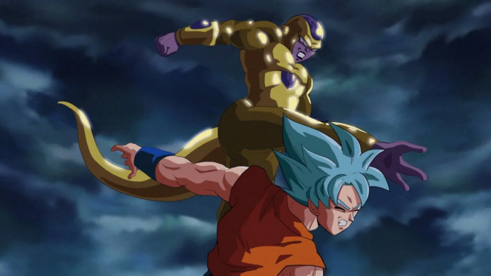 dragon ball golden frieza vs goku