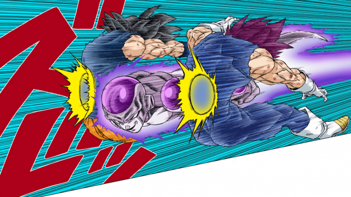 dragon ball black frieza vs goku and vegeta