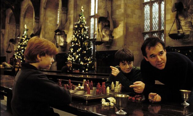 Rupert Grint, Daniel Radcliffe et Chris Columbus