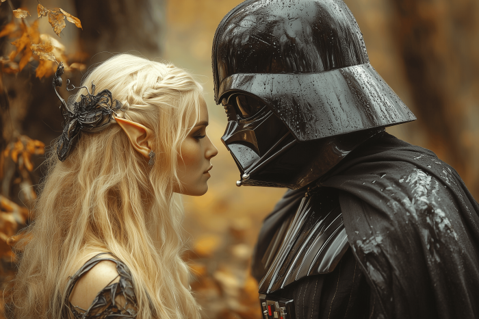 Le nouveau couple Galadriel et Dark Vador