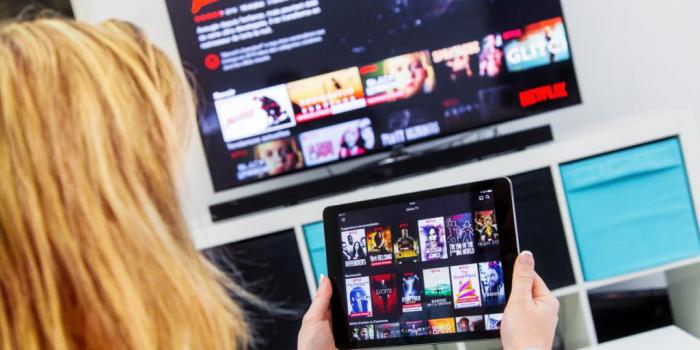 Netflix sur une tablette