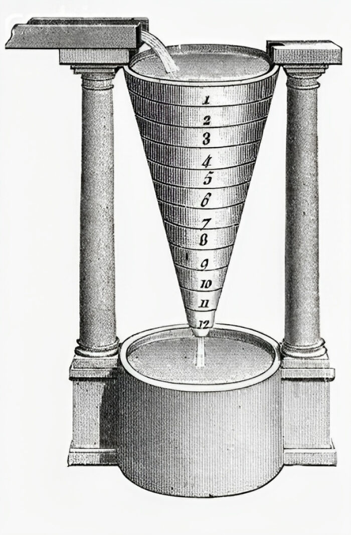 une horloge à eau