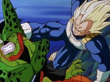 Cell contre Vegeta