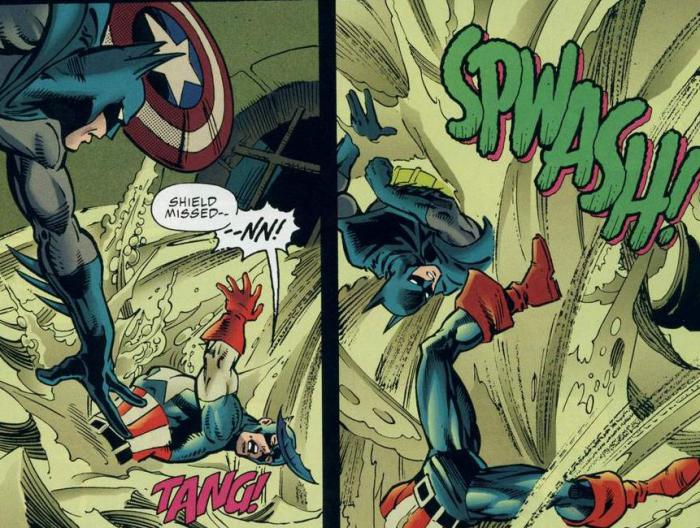 captain america vs batman