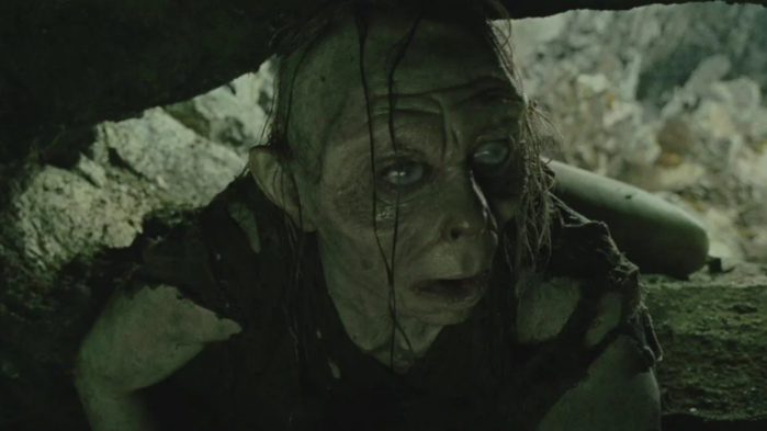 lotr movie sméagol transformation to Gollum