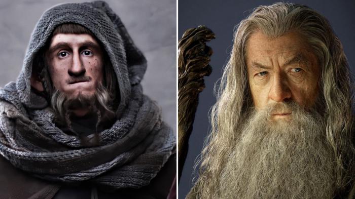 lotr ori the grey and gandalf the grey