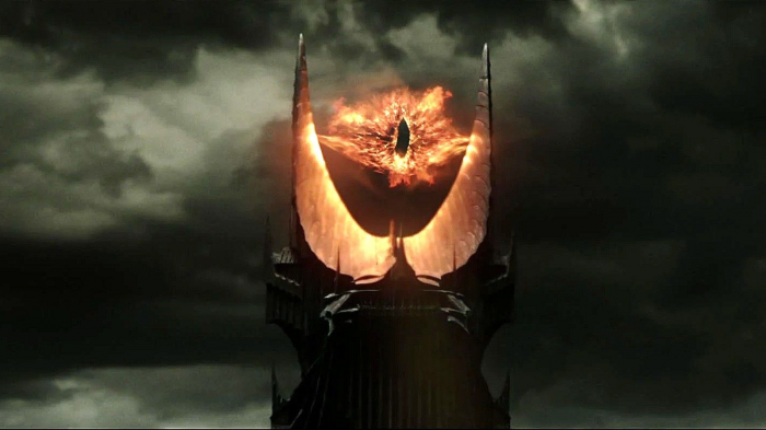 lotr movie sauron tower