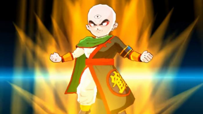 Dragon ball fusions Chiaohan Chiaotzu and Ten Shin Han fusion