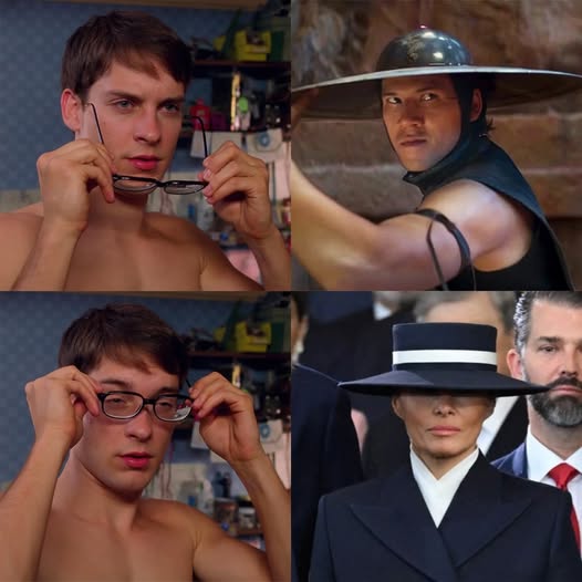 Tobey Maguire, Kung Lao (Mortal Kombat) et Melania trump