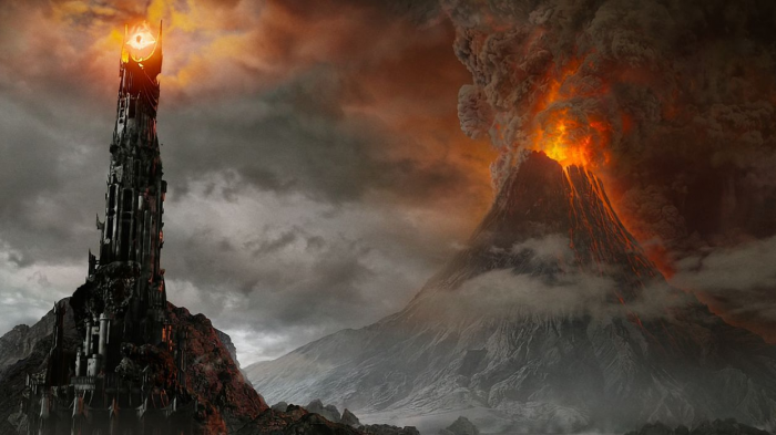 lotr movies mordor volcano