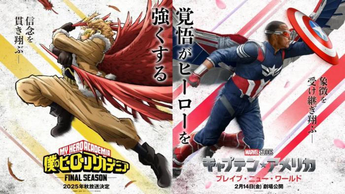 Collaboration entre MHA et Captain America 4