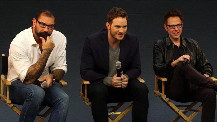 dave bautista chris pratt James Gunn