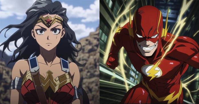 wonder woman et flash